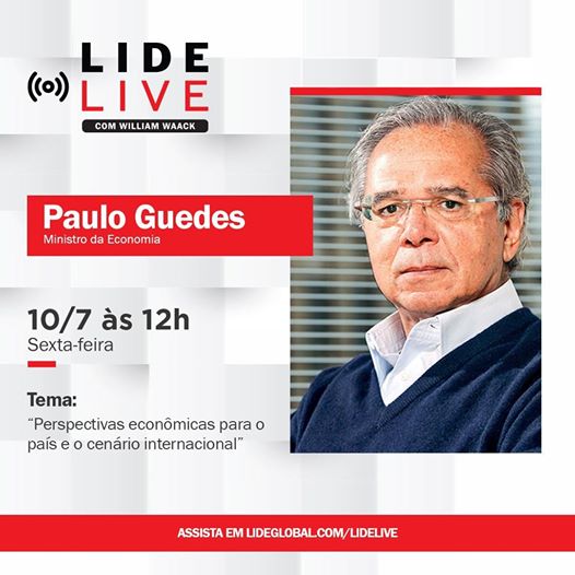 LIDE LIVE – PAULO GUEDES, MINISTRO DA ECONOMIA
